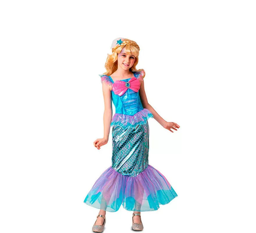 Translation missing: de.Disfraz de pequeña Sirena para niñas