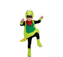 Kleines grünes Dinosaurier-Kostüm für Babys und Kinder