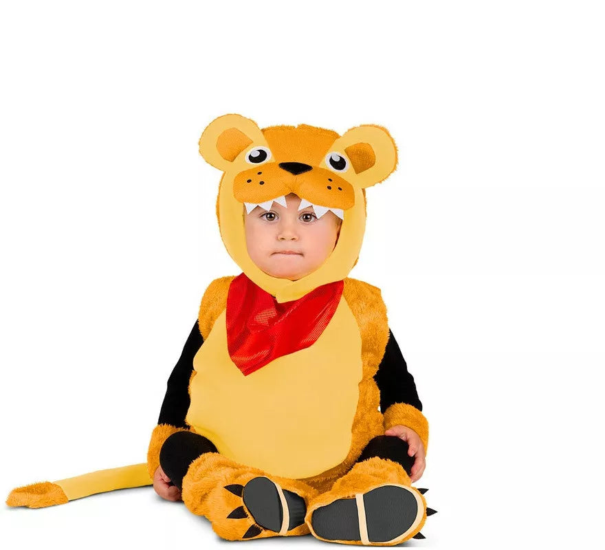 Translation missing: de.Disfraz de Pequeño León con lengua para bebé y niños