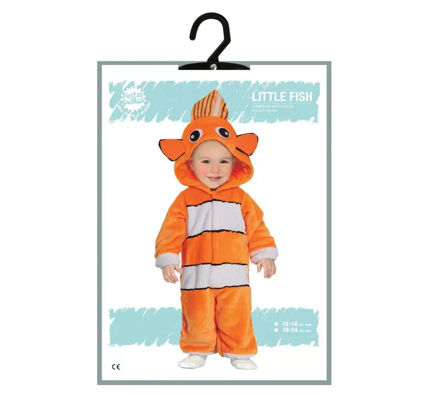 Translation missing: de.Disfraz de Pequeño Pez Naranja para bebé