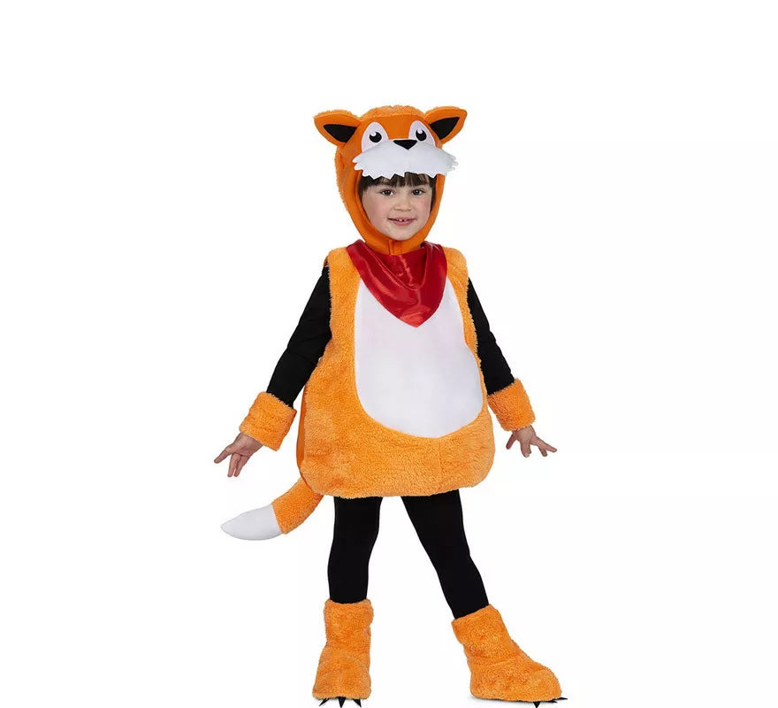 Translation missing: de.Disfraz de Pequeño Zorro con cola para niños
