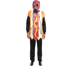 Zombie-Hotdog-Kostüm für Herren