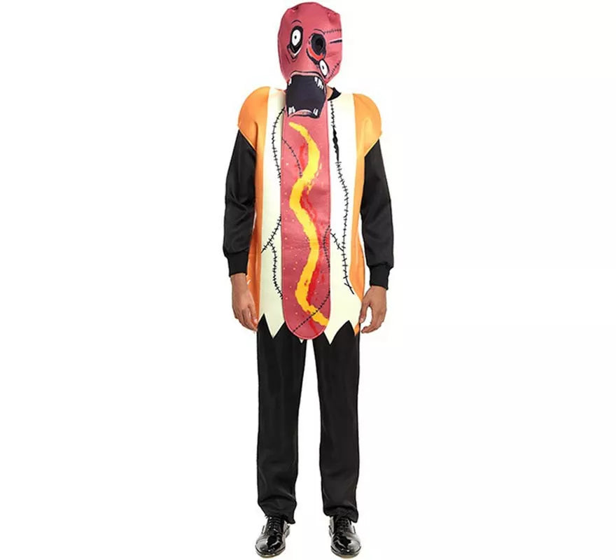Translation missing: de.Disfraz de Perrito Caliente Zombie para hombre