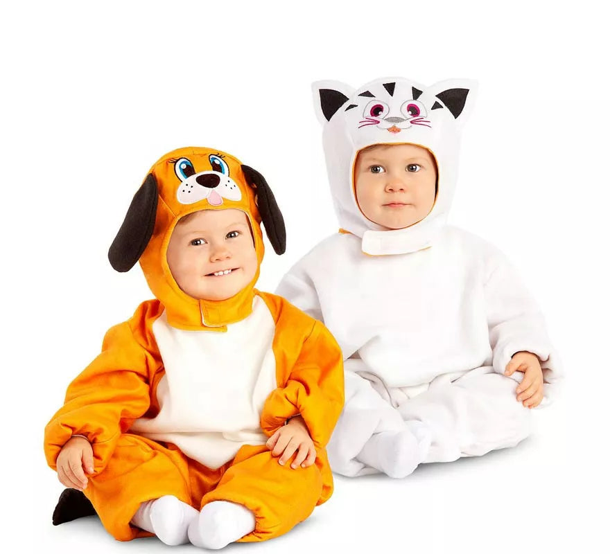 Translation missing: de.Disfraz de Perro y Gato 2x1 reversible para bebé y niños