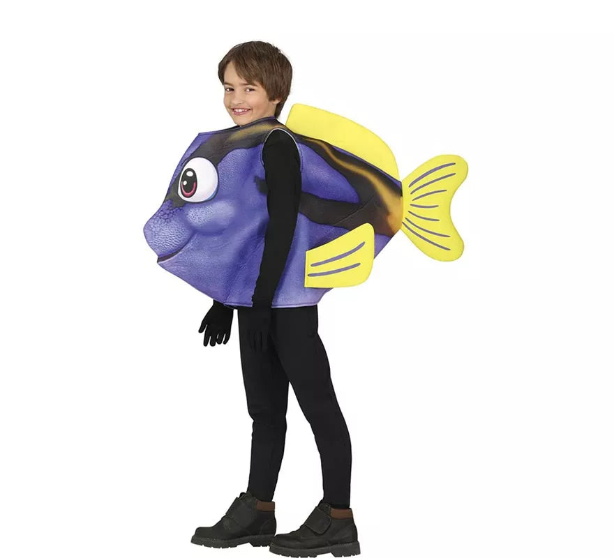 Translation missing: de.Disfraz de Pez famoso azul para niños