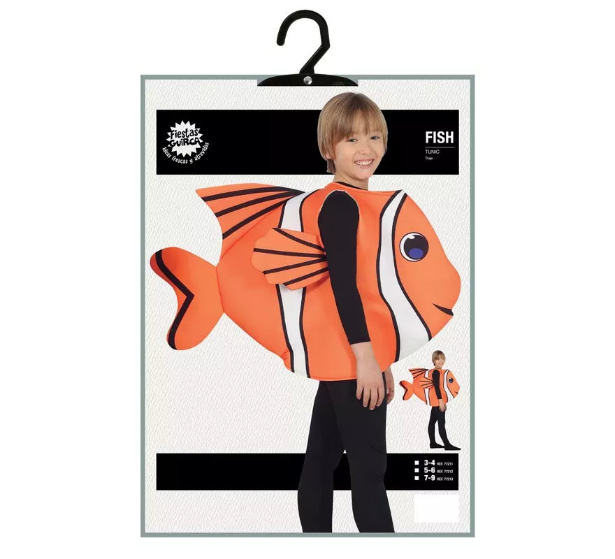 Translation missing: de.Disfraz de Pez Naranja para niños