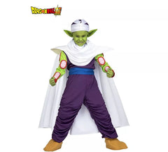 Dragon Ball Piccolo Kostüm mit Ohren und Make-up für ein Kind