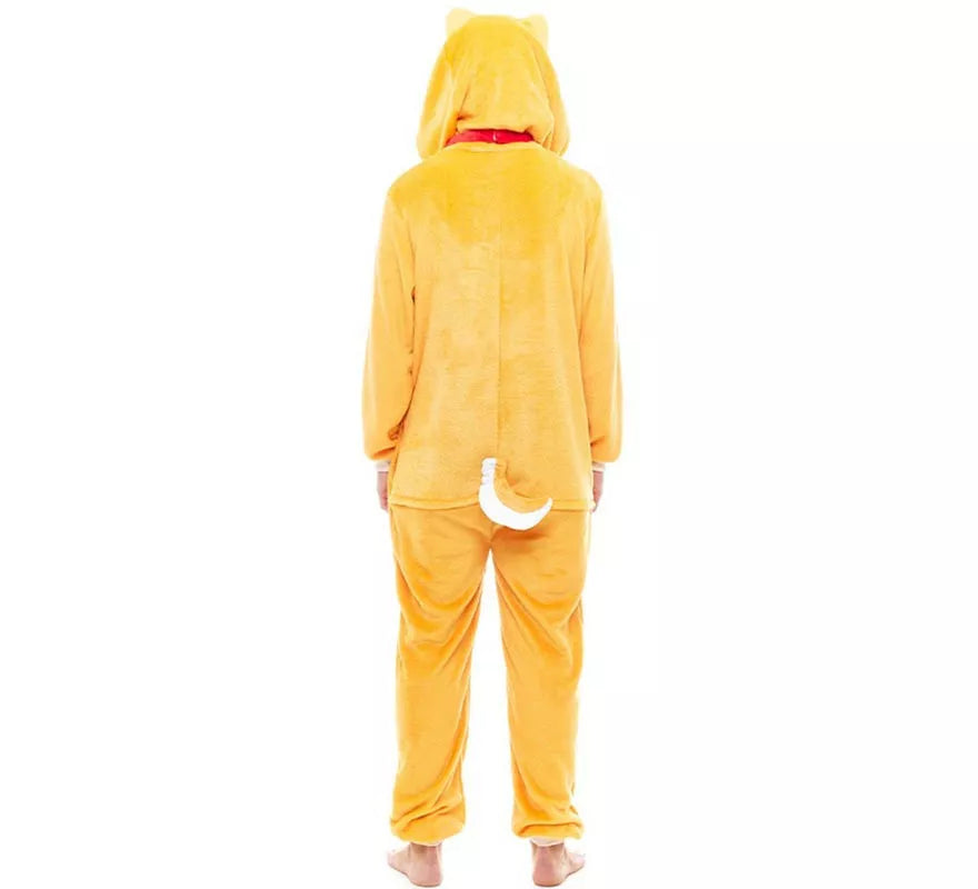 Translation missing: de.Disfraz de Pijama Aitor Akita naranja para adultos