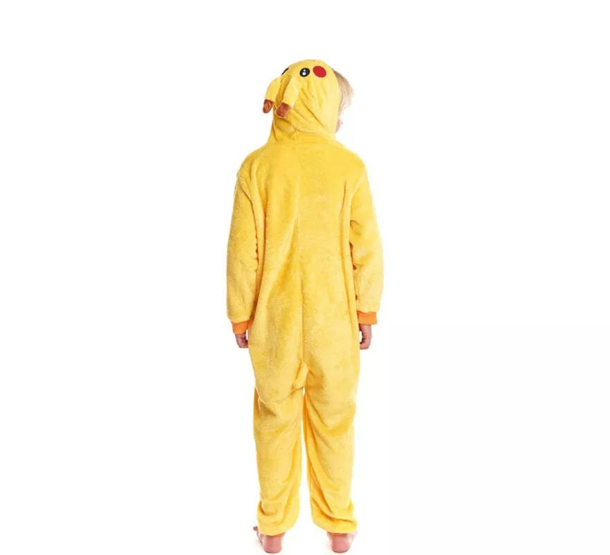 Translation missing: de.Disfraz de Pijama Chinchilla eléctrica con capucha para niño