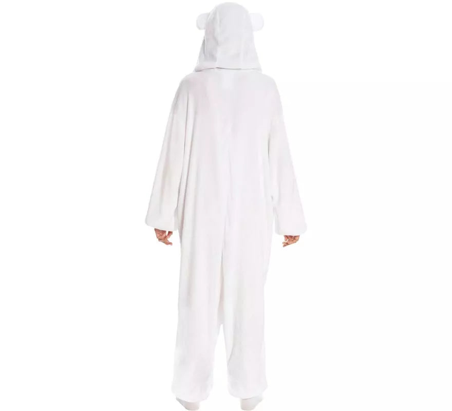 Translation missing: de.Disfraz de Pijama de Oso Polar para adultos