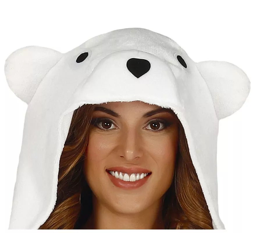 Translation missing: de.Disfraz de Pijama de Oso Polar para adultos