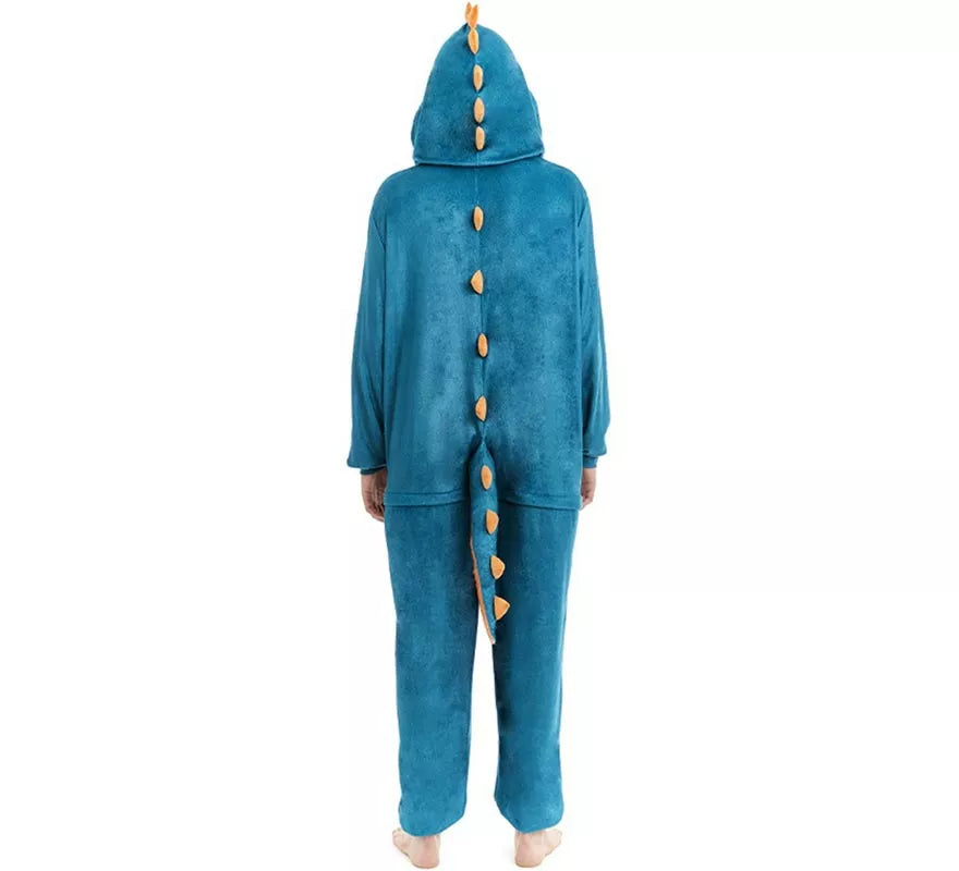 Translation missing: de.Disfraz de Pijama Dinosaurio Estegosaurio para adulto