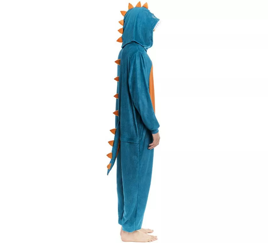 Translation missing: de.Disfraz de Pijama Dinosaurio Estegosaurio para adulto