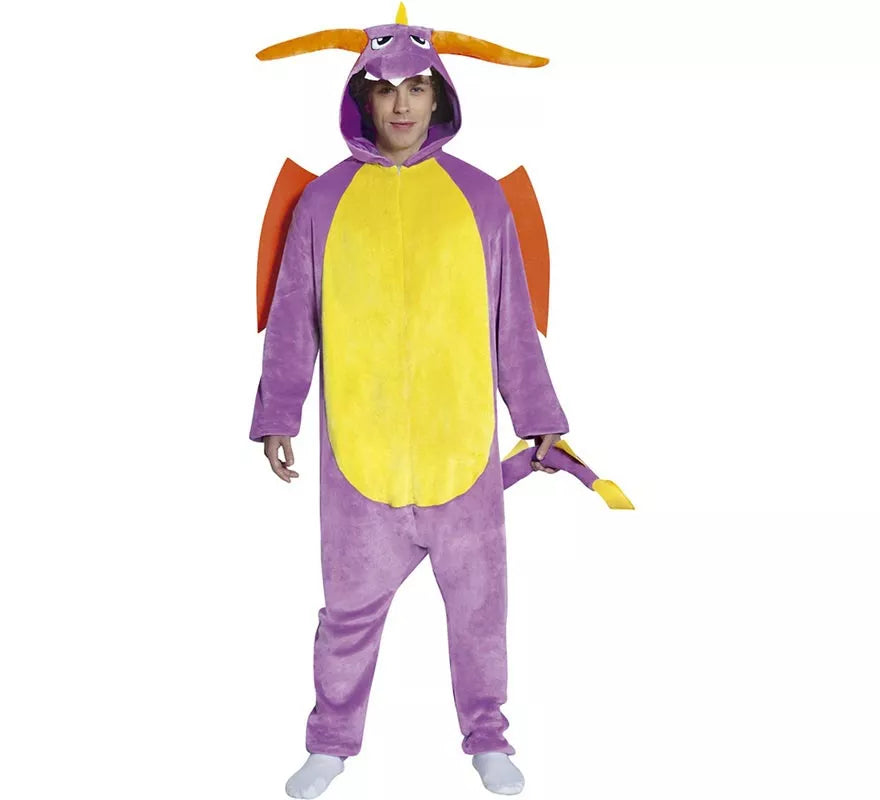 Translation missing: de.Disfraz de Pijama Dragón para adultos