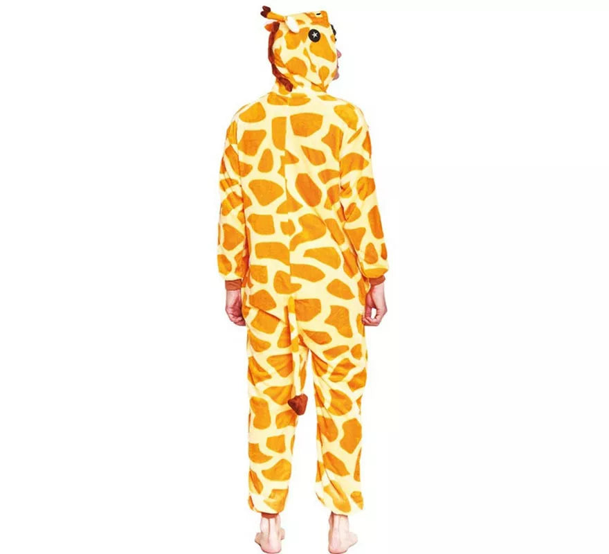 Translation missing: de.Disfraz de Pijama Jirafa naranja para adultos