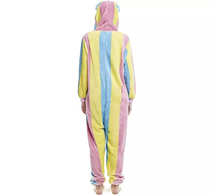 Translation missing: de.Disfraz de Pijama Llama multicolor para adultos