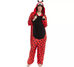 Marienkäfer-Pyjama-Kostüm für Erwachsene