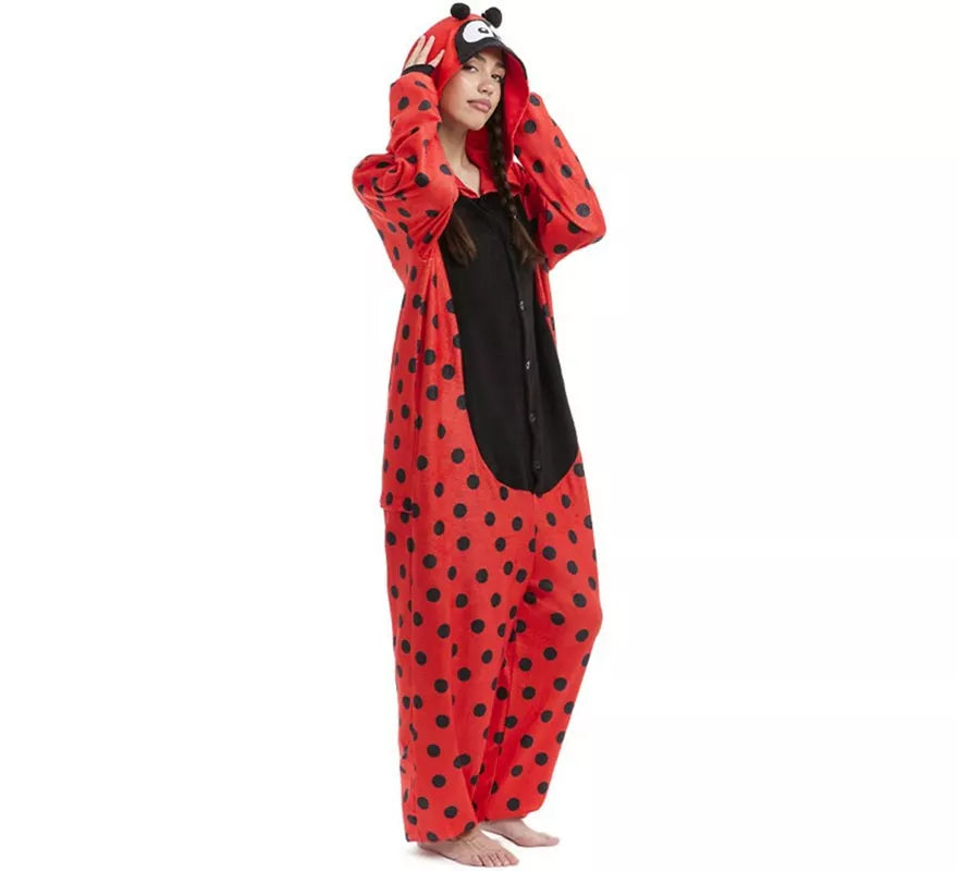 Disfraz de Pijama Mariquita para adulto