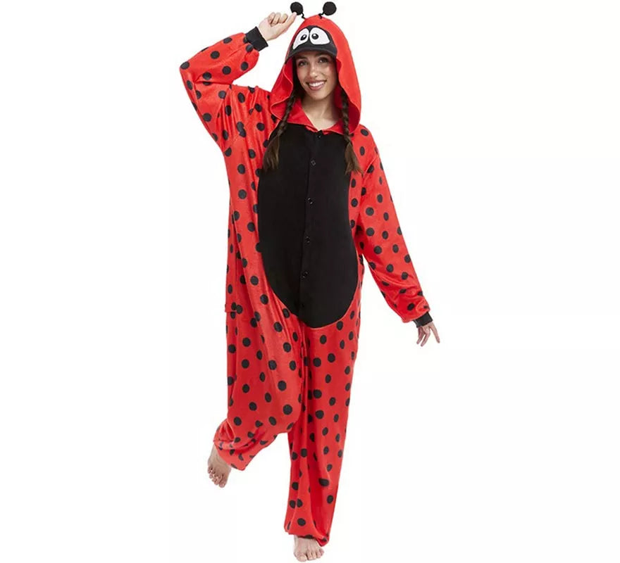 Disfraz de Pijama Mariquita para adulto