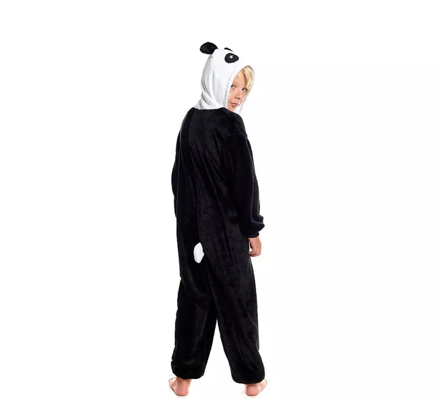 Translation missing: de.Disfraz de Pijama Oso Panda con capucha para niño