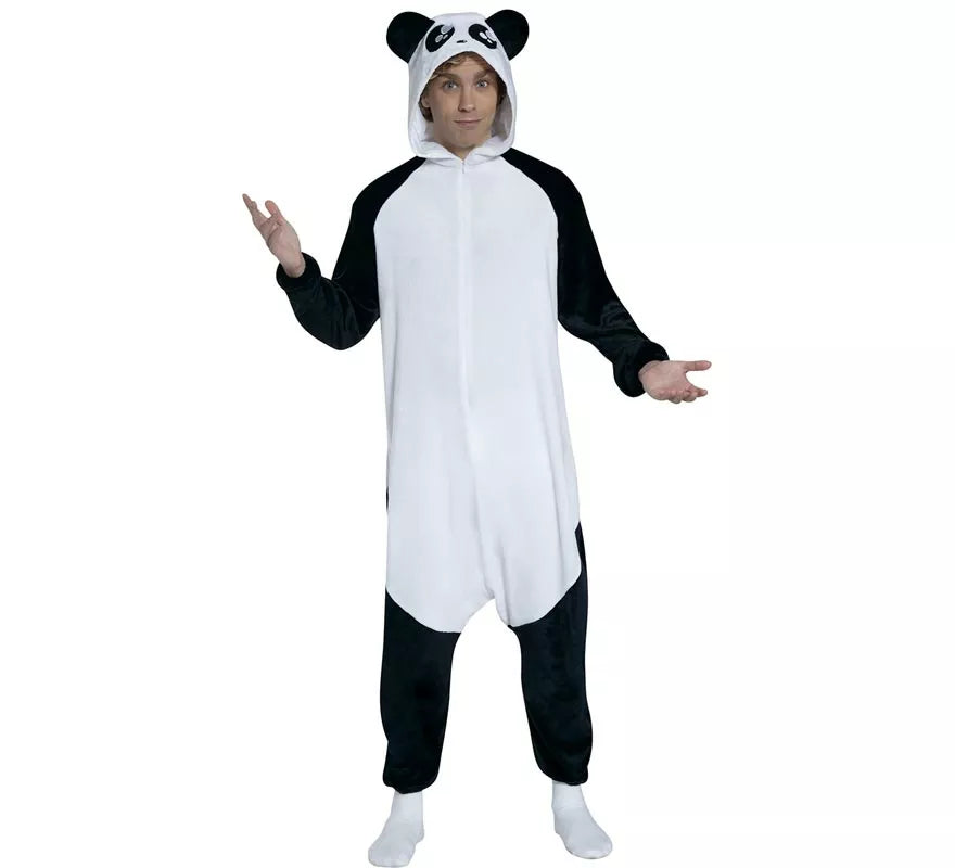 Translation missing: de.Disfraz de Pijama Oso Panda para adultos