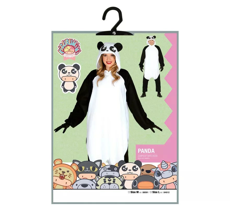 Disfraz de Pijama Oso Panda para adultos