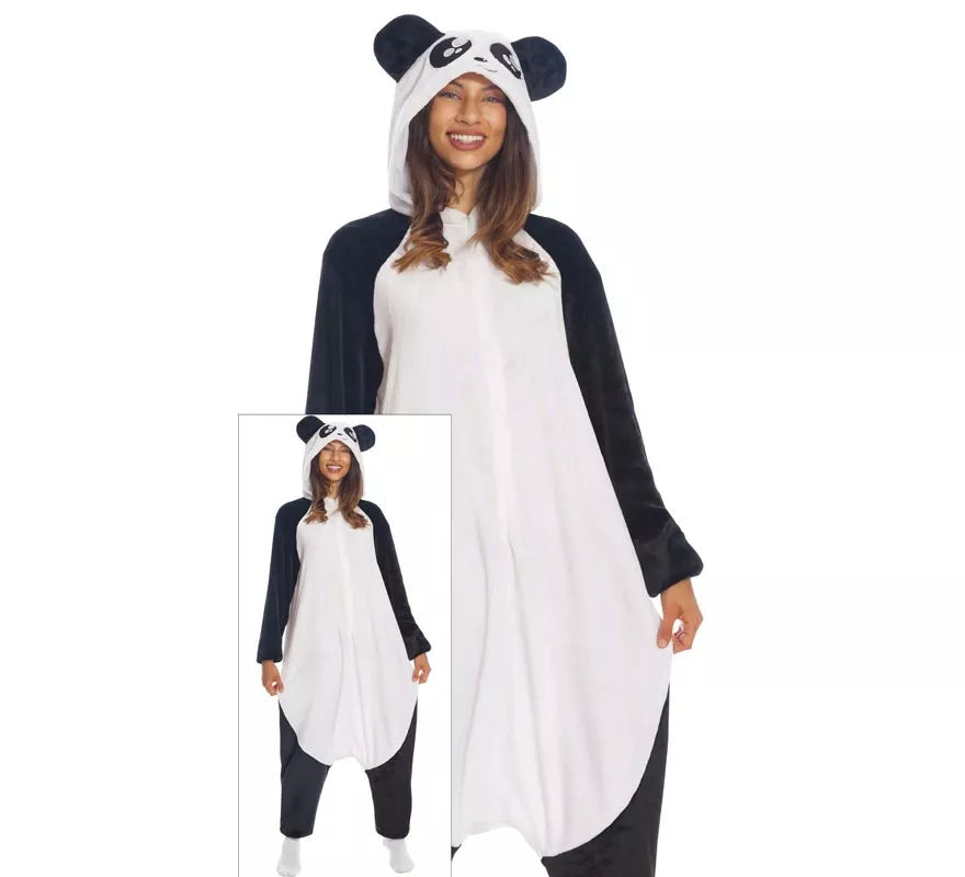 Translation missing: de.Disfraz de Pijama Oso Panda para adultos