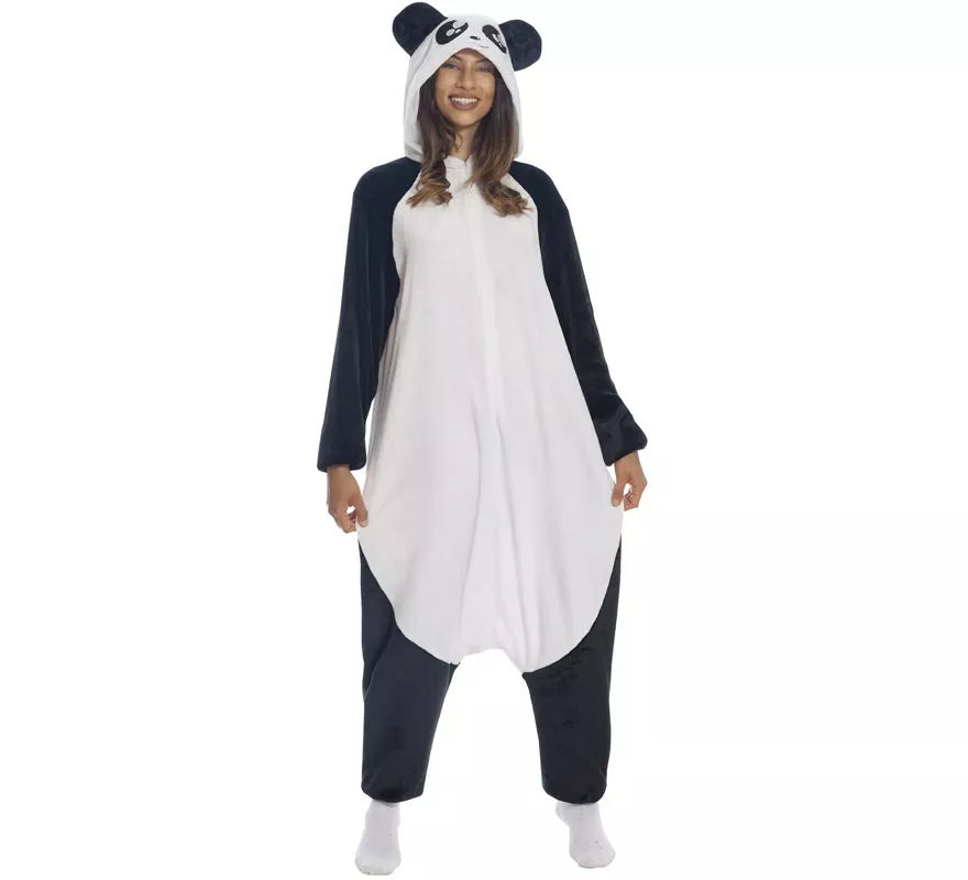 Translation missing: de.Disfraz de Pijama Oso Panda para adultos