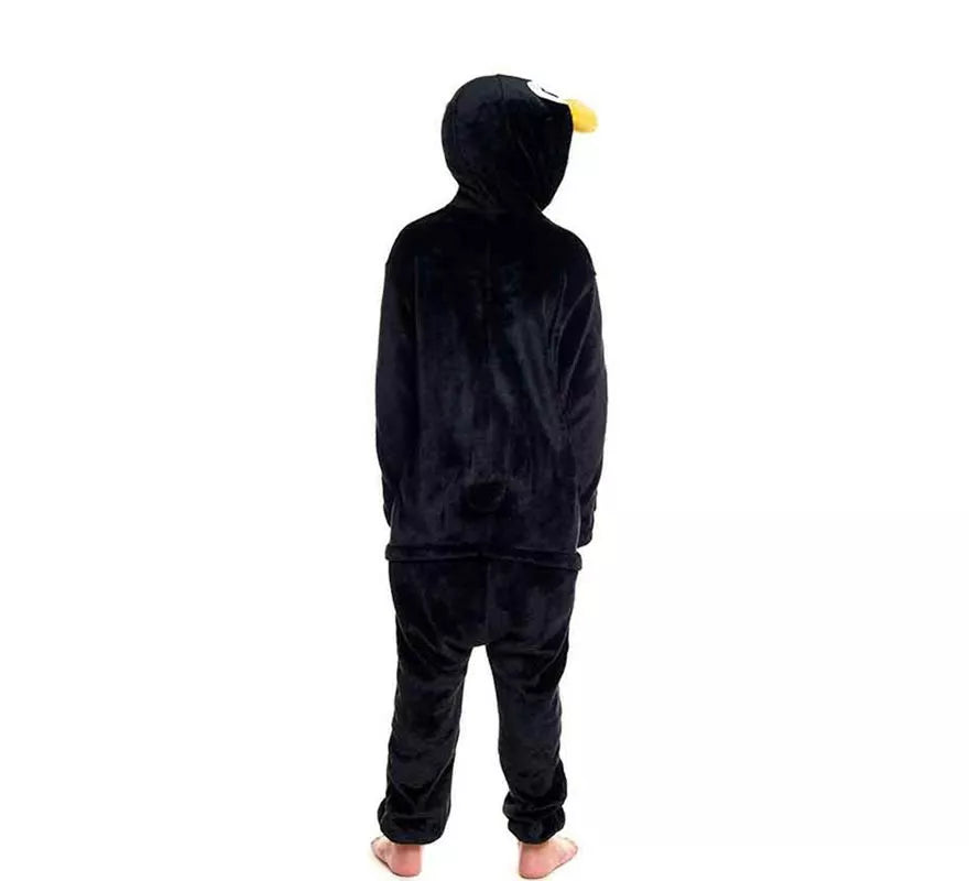 Translation missing: de.Disfraz de Pijama Pingüino con capucha y pico para niño