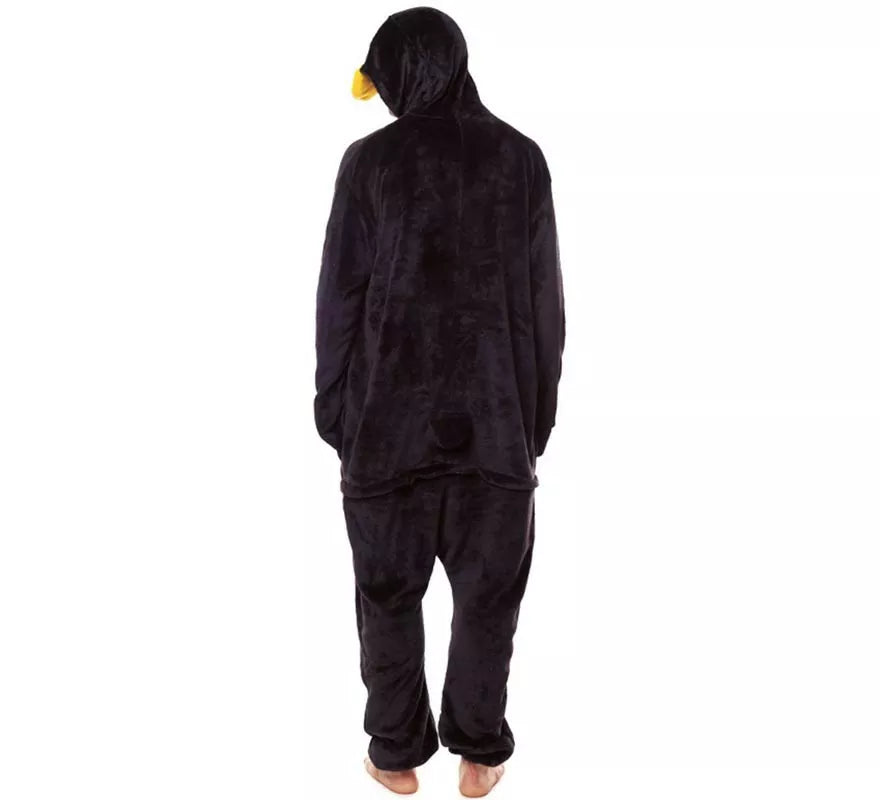 Translation missing: de.Disfraz de Pijama Pingüino pico amarillo para adultos