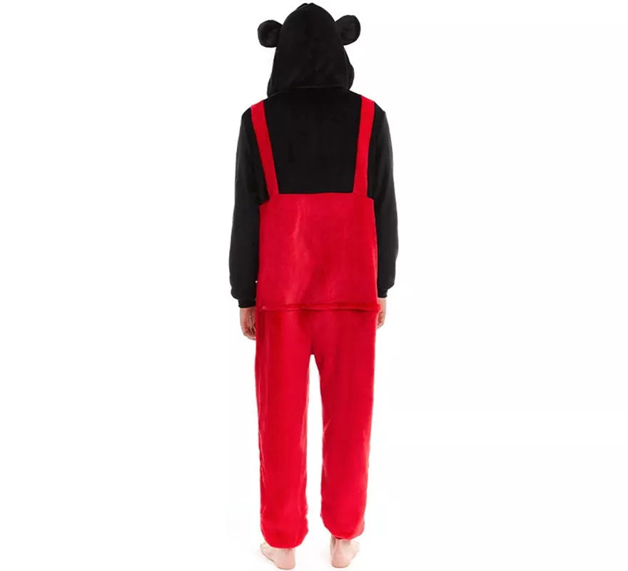 Disfraz de Pijama Ratón Peto para hombre