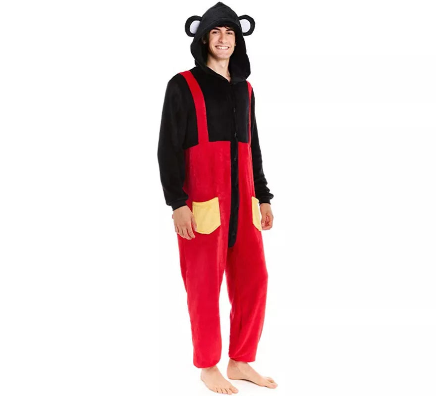 Disfraz de Pijama Ratón Peto para hombre