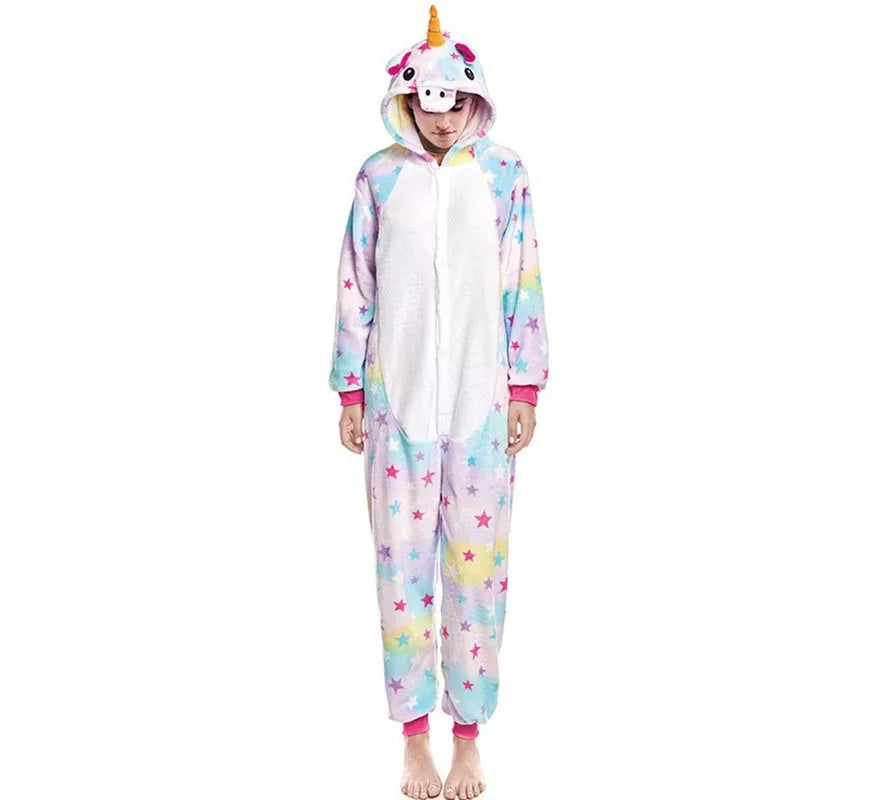 Translation missing: de.Disfraz de Pijama Unicornio estrellas para adultos