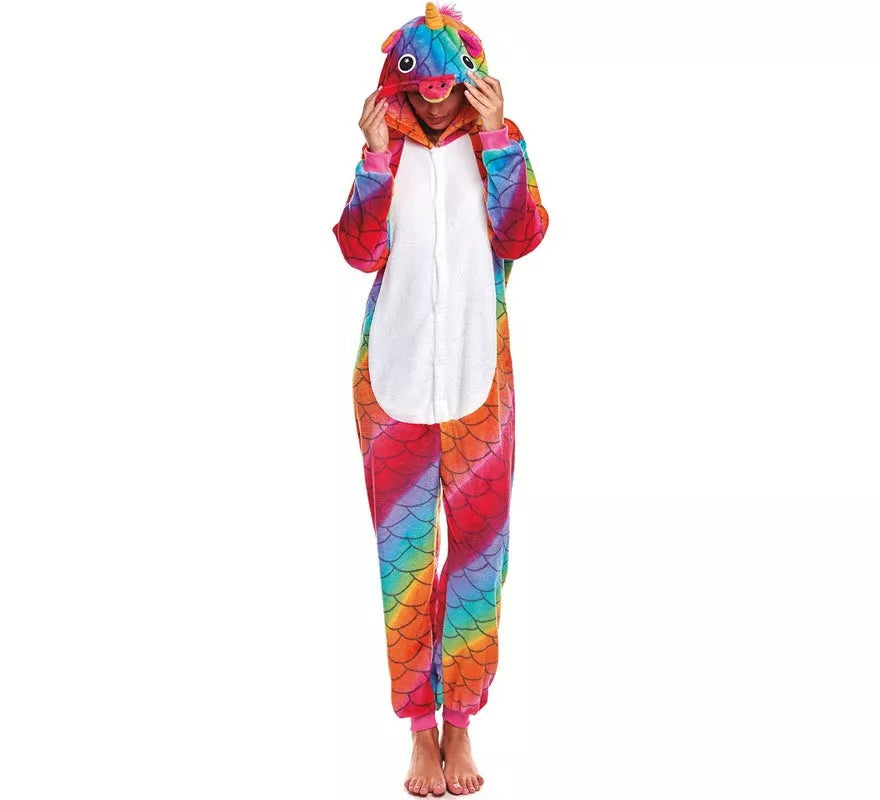 Translation missing: de.Disfraz de Pijama Unicornio Sirena para adultos