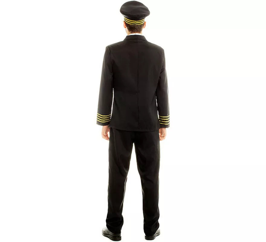 Translation missing: de.Disfraz de Piloto Capitán de Vuelo para hombre