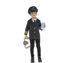 Pilotenkostüm mit Zubehör für Kinder