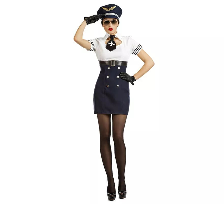 Translation missing: de.Disfraz de Piloto de Aviación para mujer