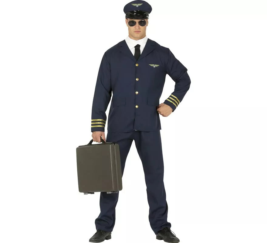 Translation missing: de.Disfraz de Piloto de Avión para hombre