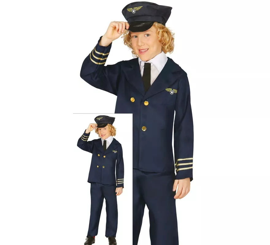 Translation missing: de.Disfraz de Piloto de Avión para niño