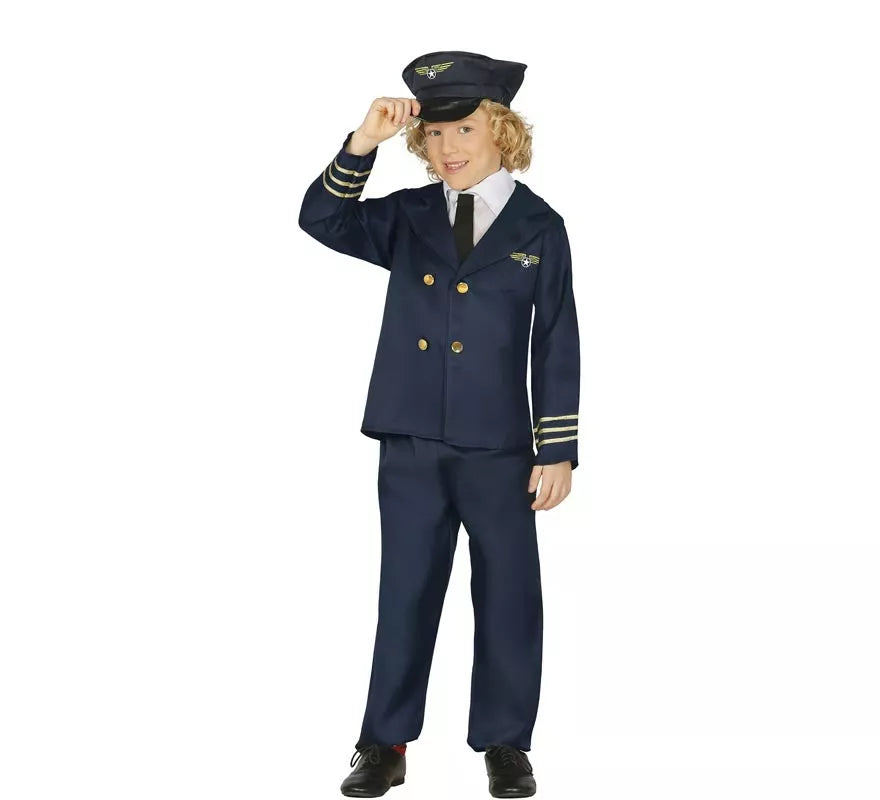 Translation missing: de.Disfraz de Piloto de Avión para niño