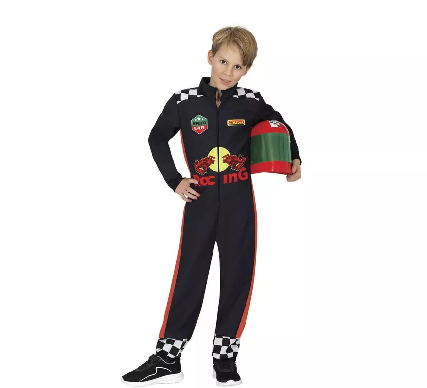 Translation missing: de.Disfraz de Piloto de Carreras para niño