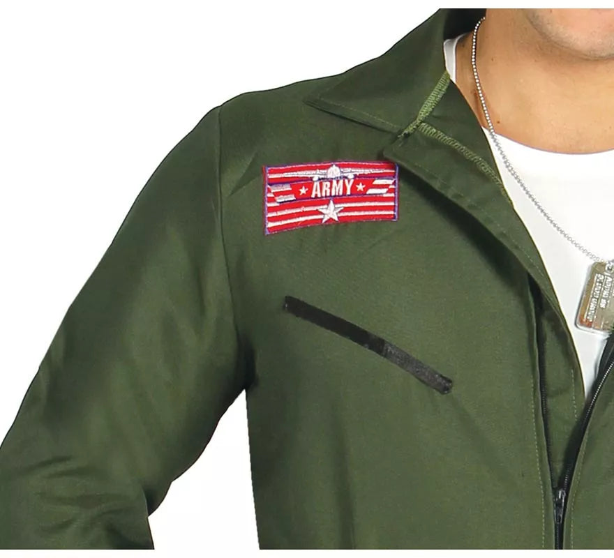 Translation missing: de.Disfraz de Piloto de Caza del Ejército para Hombre