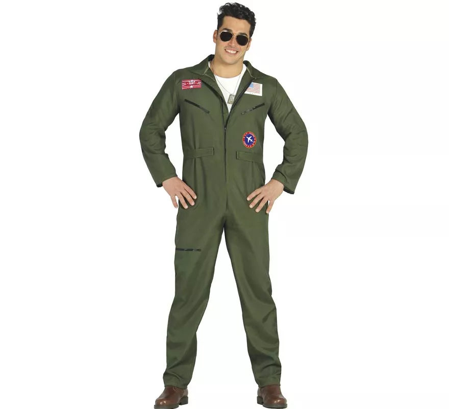 Translation missing: de.Disfraz de Piloto de Caza del Ejército para Hombre