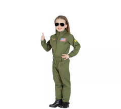 Jagdflieger Kostüm für Kinder