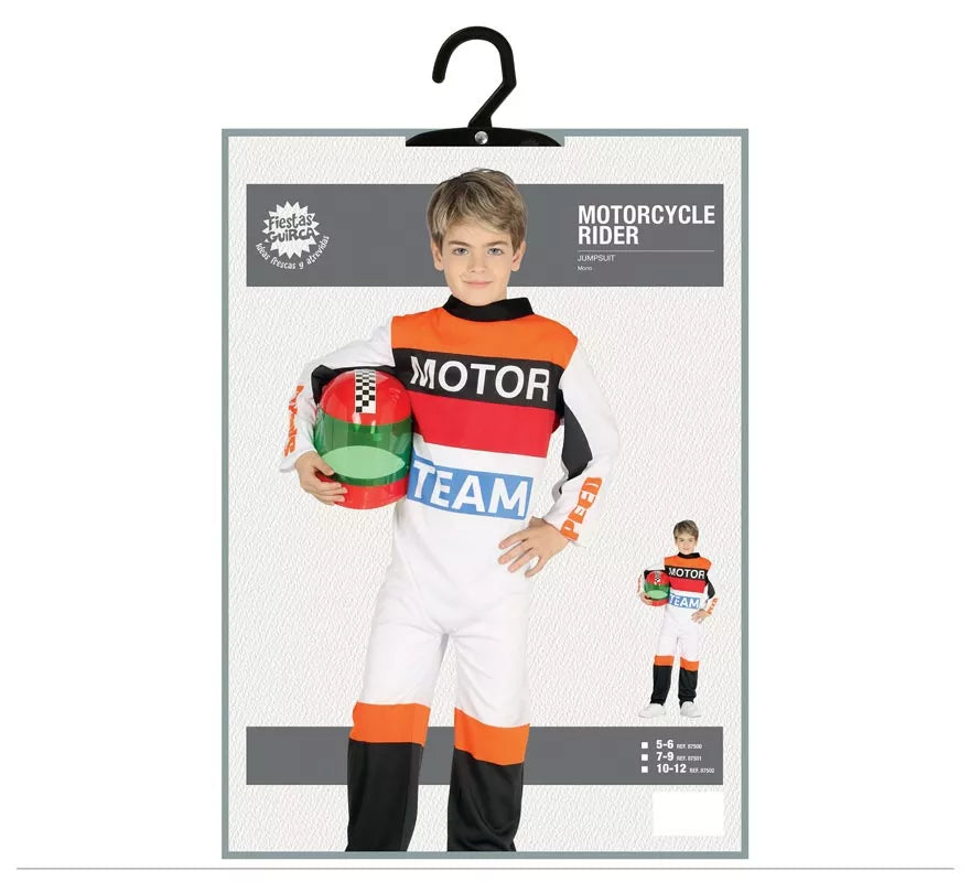Translation missing: de.Disfraz de Piloto de Motociclismo para niño