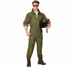 Kampfjet-Pilotenkostüm für Herren
