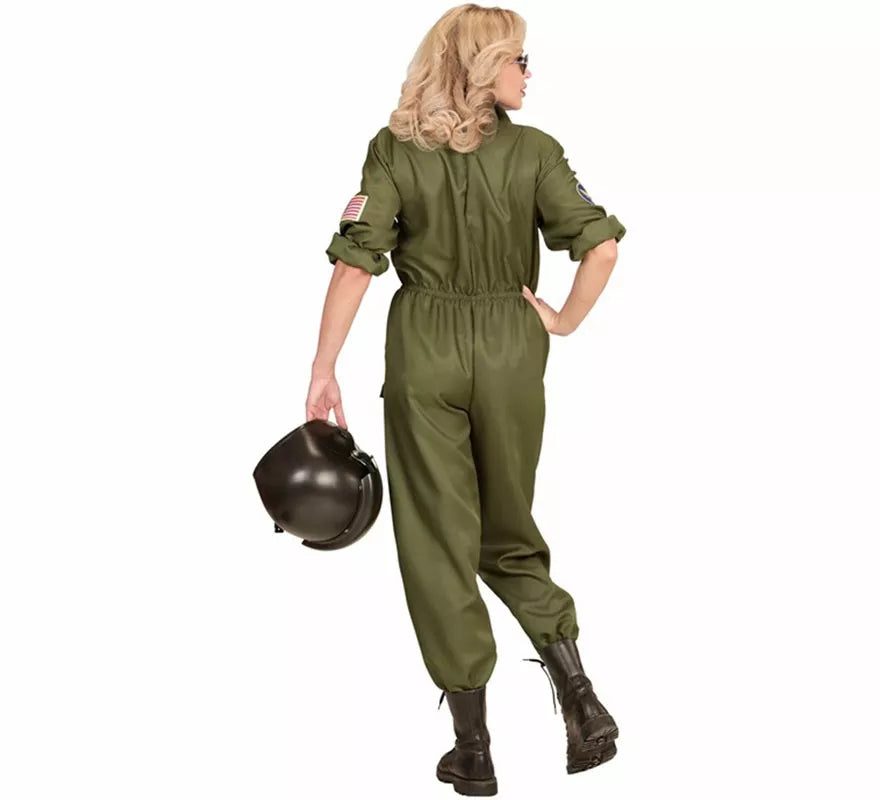 Translation missing: de.Disfraz de Piloto Jet de Combate para mujer
