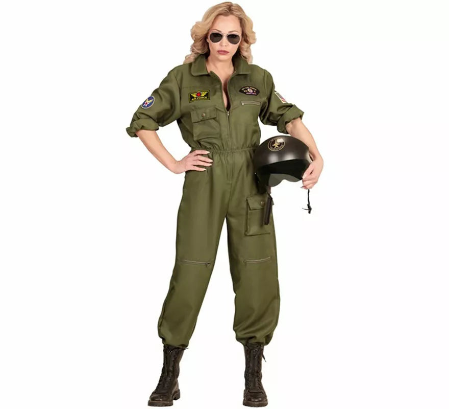 Translation missing: de.Disfraz de Piloto Jet de Combate para mujer