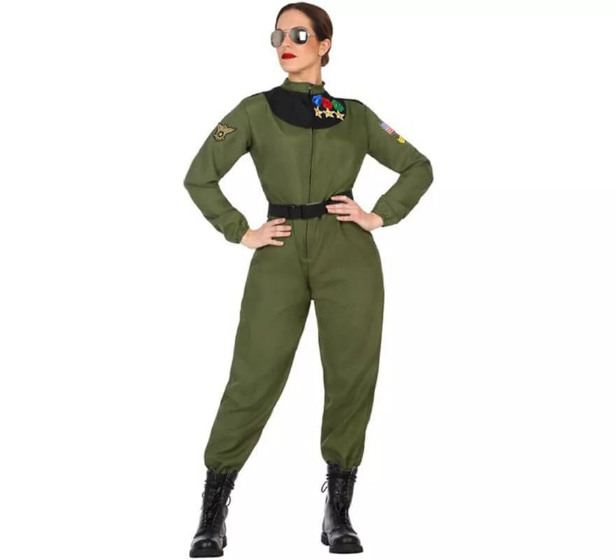 Translation missing: de.Disfraz de Piloto Militar para mujer