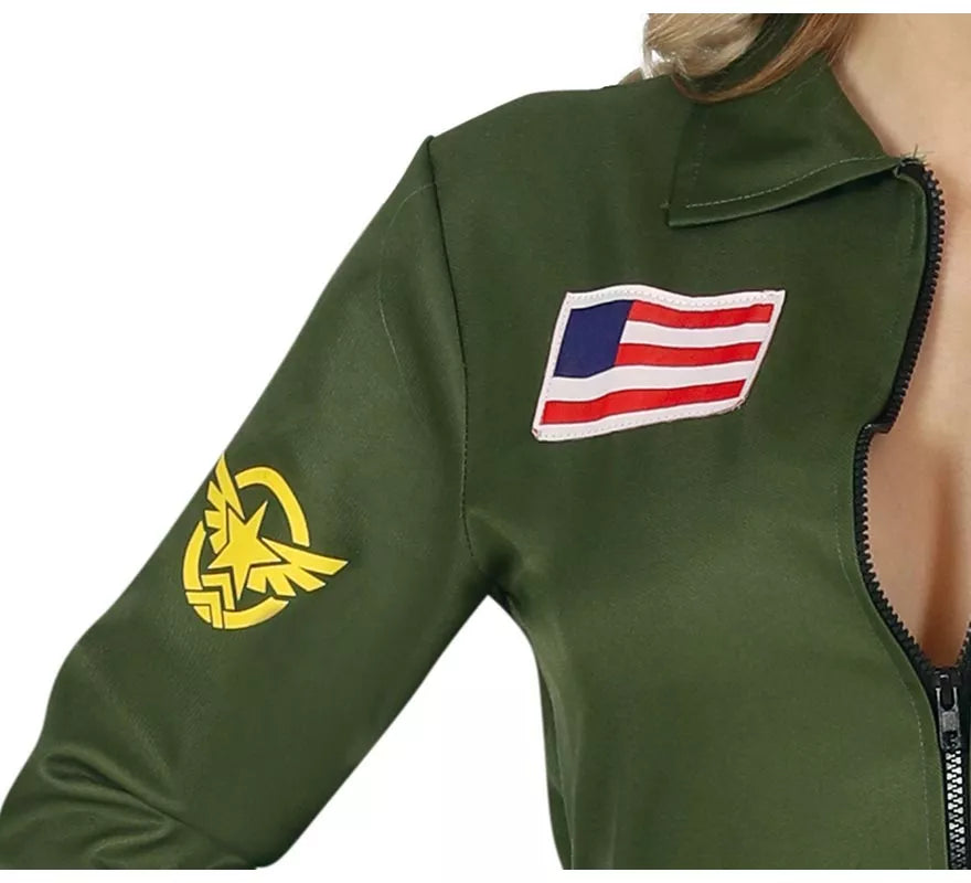 Disfraz de Piloto Militar para mujer